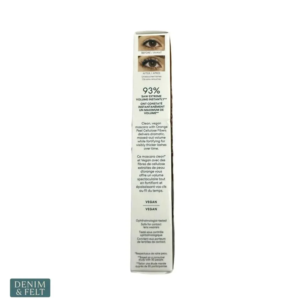 NEW bareMinerals Maximist Phyto Fiber Volumizing Mascara Vegan Clean Lash Volume